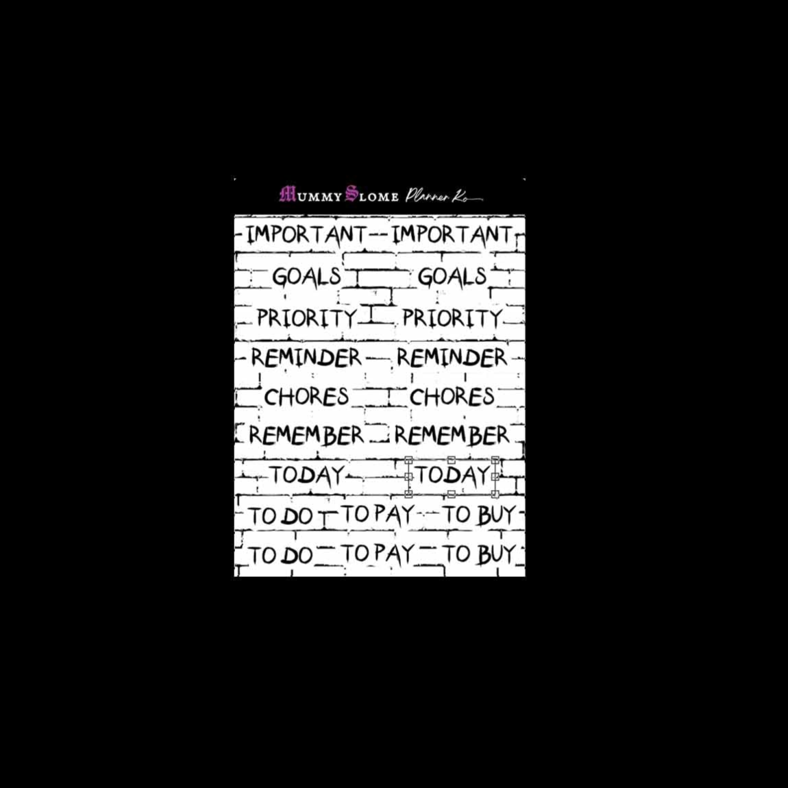 π€ Bricked & Bold ποΈ Functional Goth Labels for Chaos Control ππ§± F1