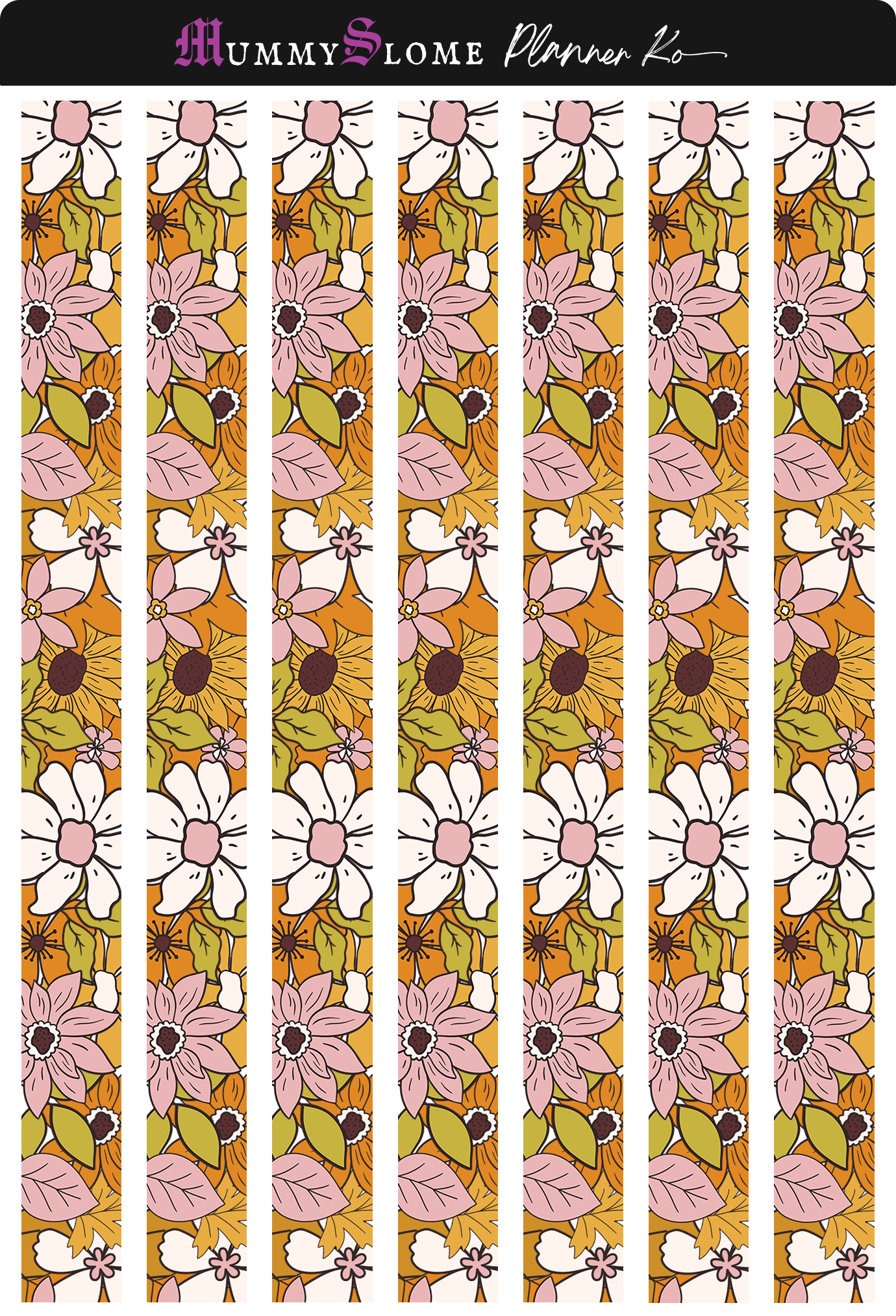 Retro Fall Vibes Sticker Kit