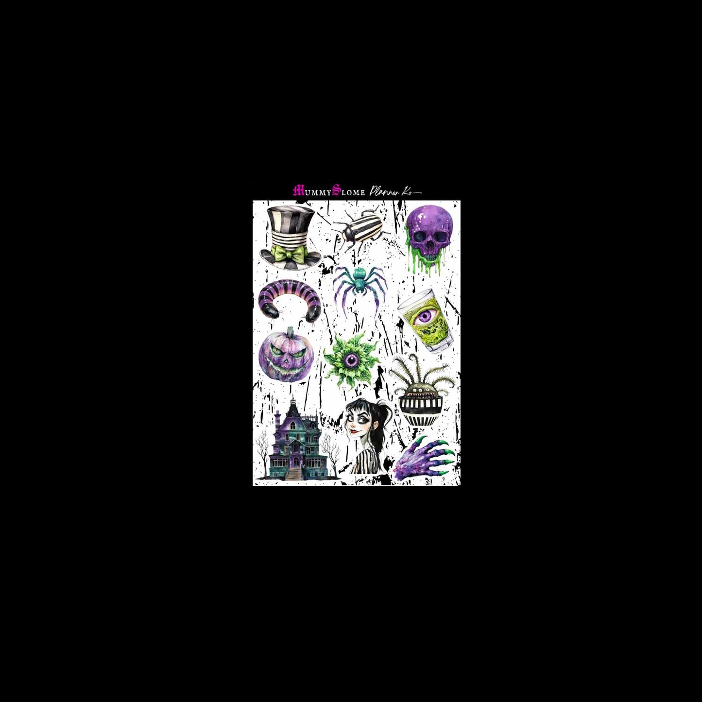 ⚰️💜 The Afterlife Sticker Sheet 1 💜⚰️