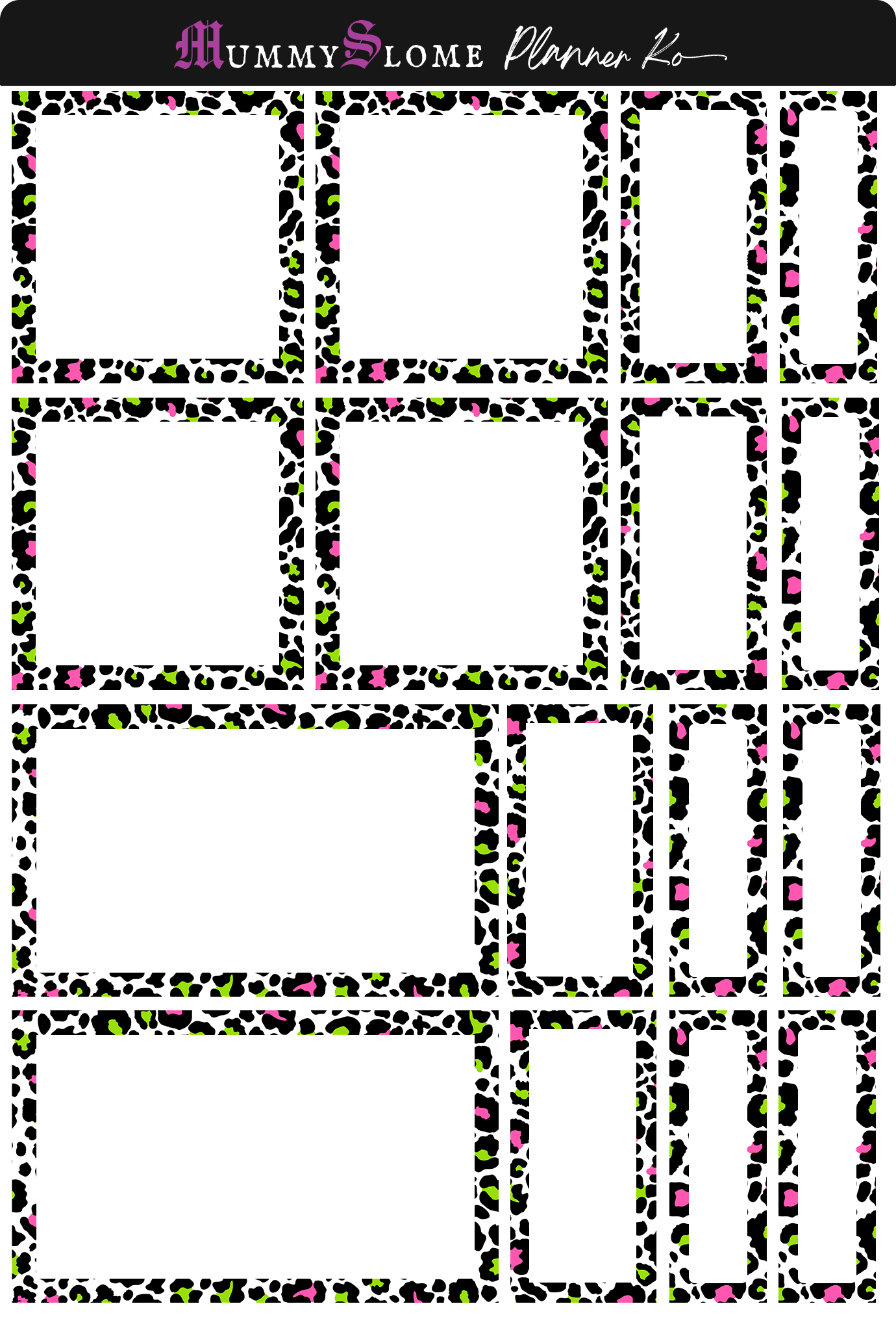 Zeopard Sticker Boxes