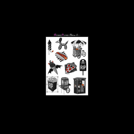 🎪💀 Dark Carnival Delights Sheet 2💀🎪