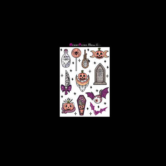 🎃👻 Spooky Charm Sticker Sheet 3 👻🎃