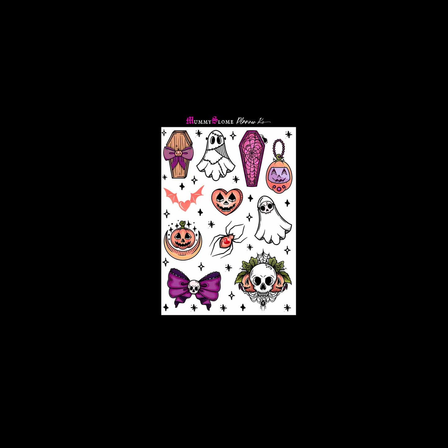 🎃👻 Spooky Charm Sticker Sheet 4 👻🎃
