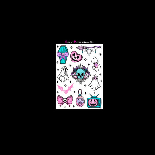 🎀👻 Pastel Haunt Sticker Sheet 4 👻🎀