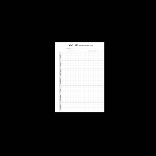 Foods To Avoid Planner Insert A5 Free Download