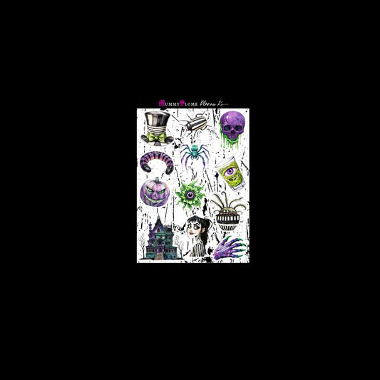 ⚰️💜 The Afterlife Sticker Sheet 1 💜⚰️