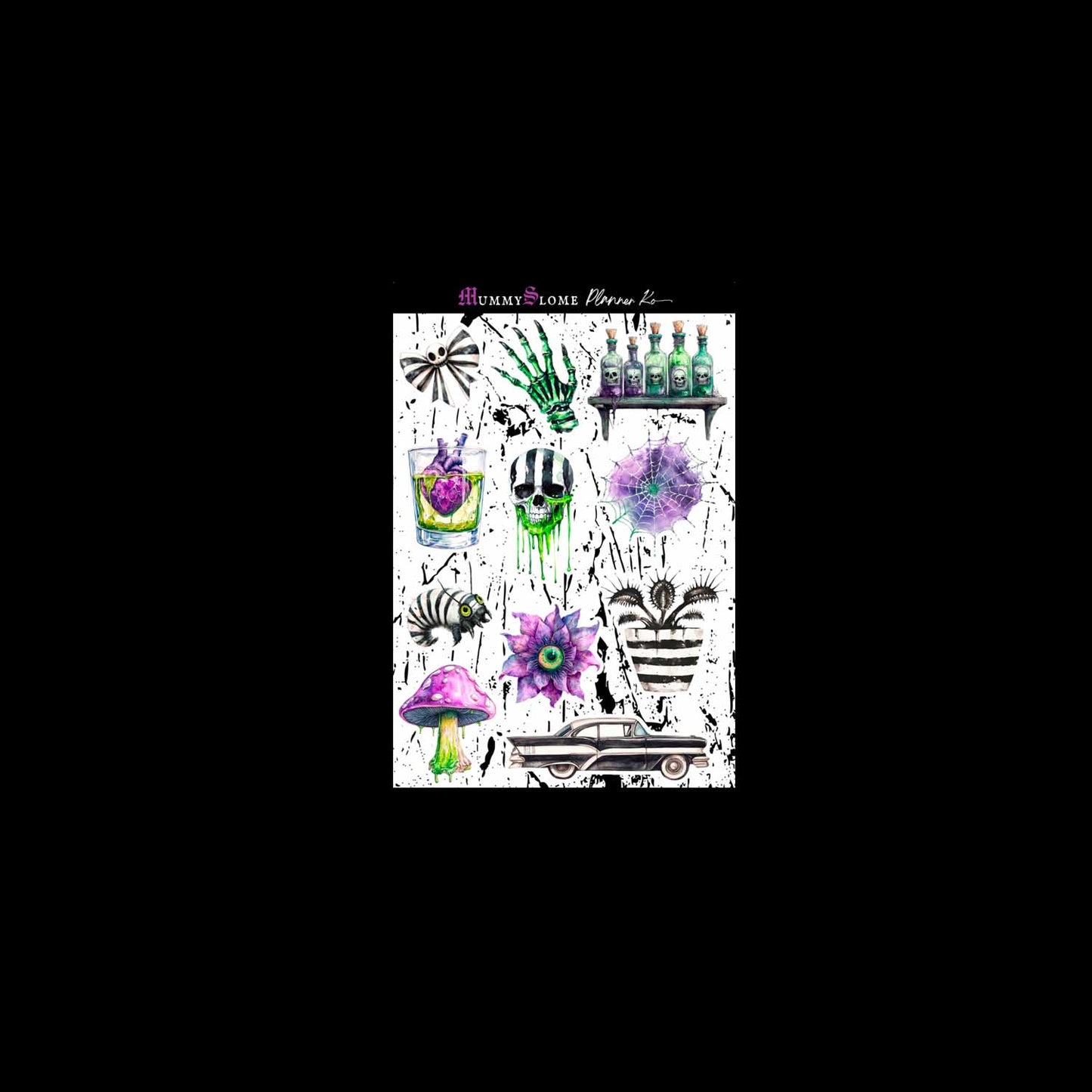 ⚰️💜 The Afterlife Sticker Sheet 2 💜⚰️