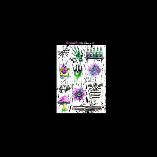 ⚰️💜 The Afterlife Sticker Sheet 2 💜⚰️