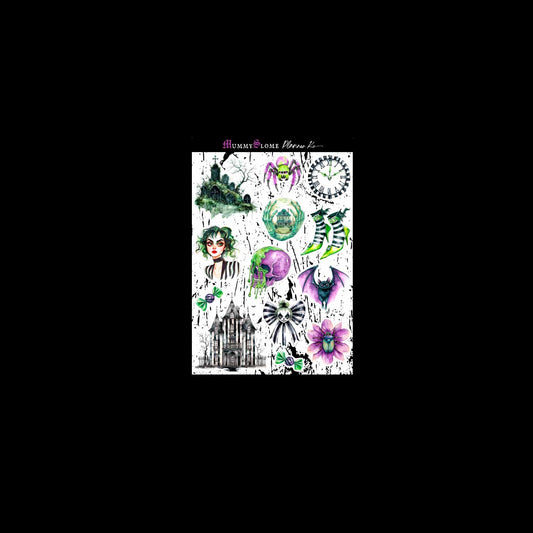 ⚰️💜 The Afterlife Sticker Sheet 3 💜⚰️