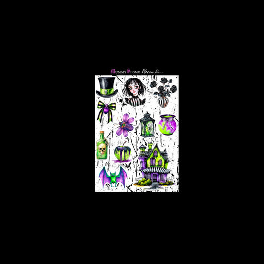 ⚰️💜 The Afterlife Sticker Sheet 5 💜⚰️