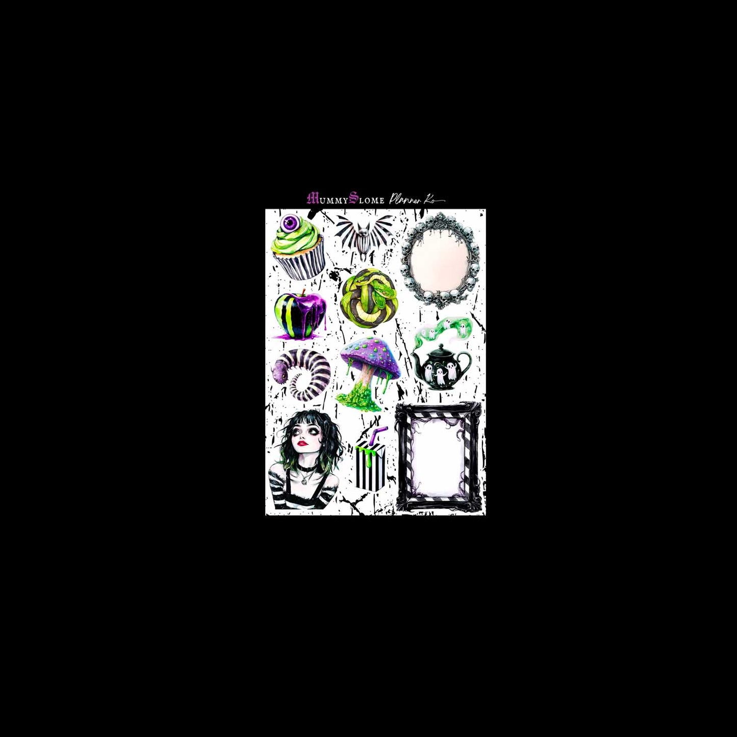 ⚰️💜 The Afterlife Sticker Sheet 7 💜⚰️